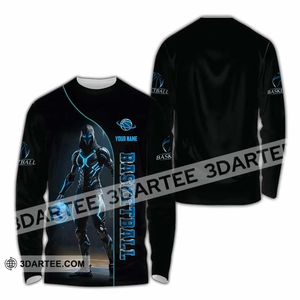 Unisex Shirt - Custom Basketball Shirt Long Sleeve Shirt / S T-shirt