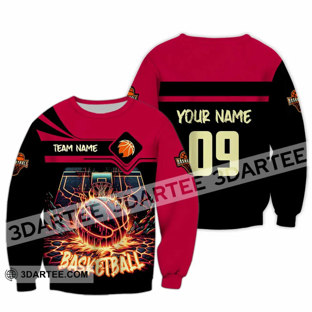 Unisex Shirt Custom Basketball Shirt Long Sleeve / S T shirt
