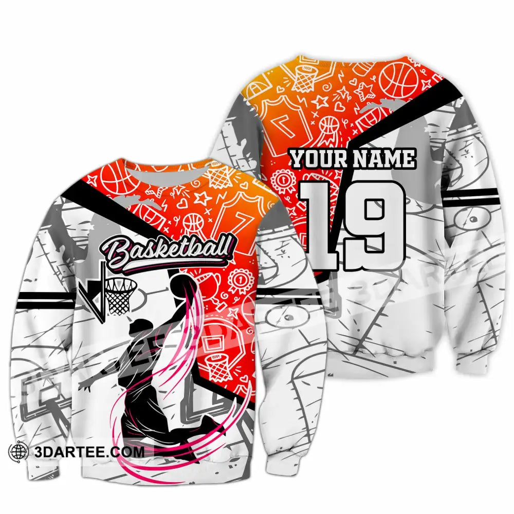 Unisex Shirt - Custom Basketball Shirt - Long Sleeve / S - T-shirt