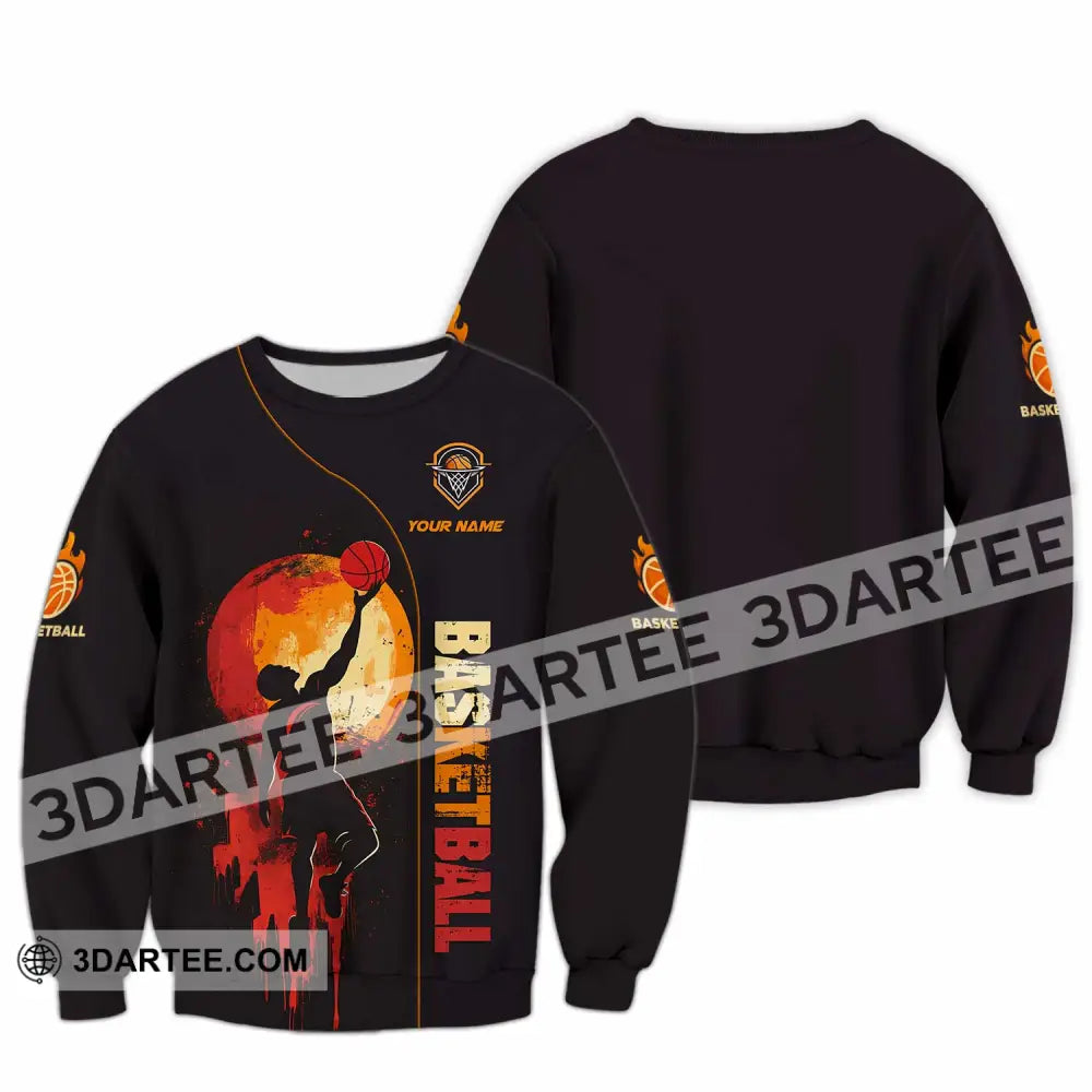 Unisex Shirt - Custom Basketball Player Shirt Long Sleeve / S T-shirt