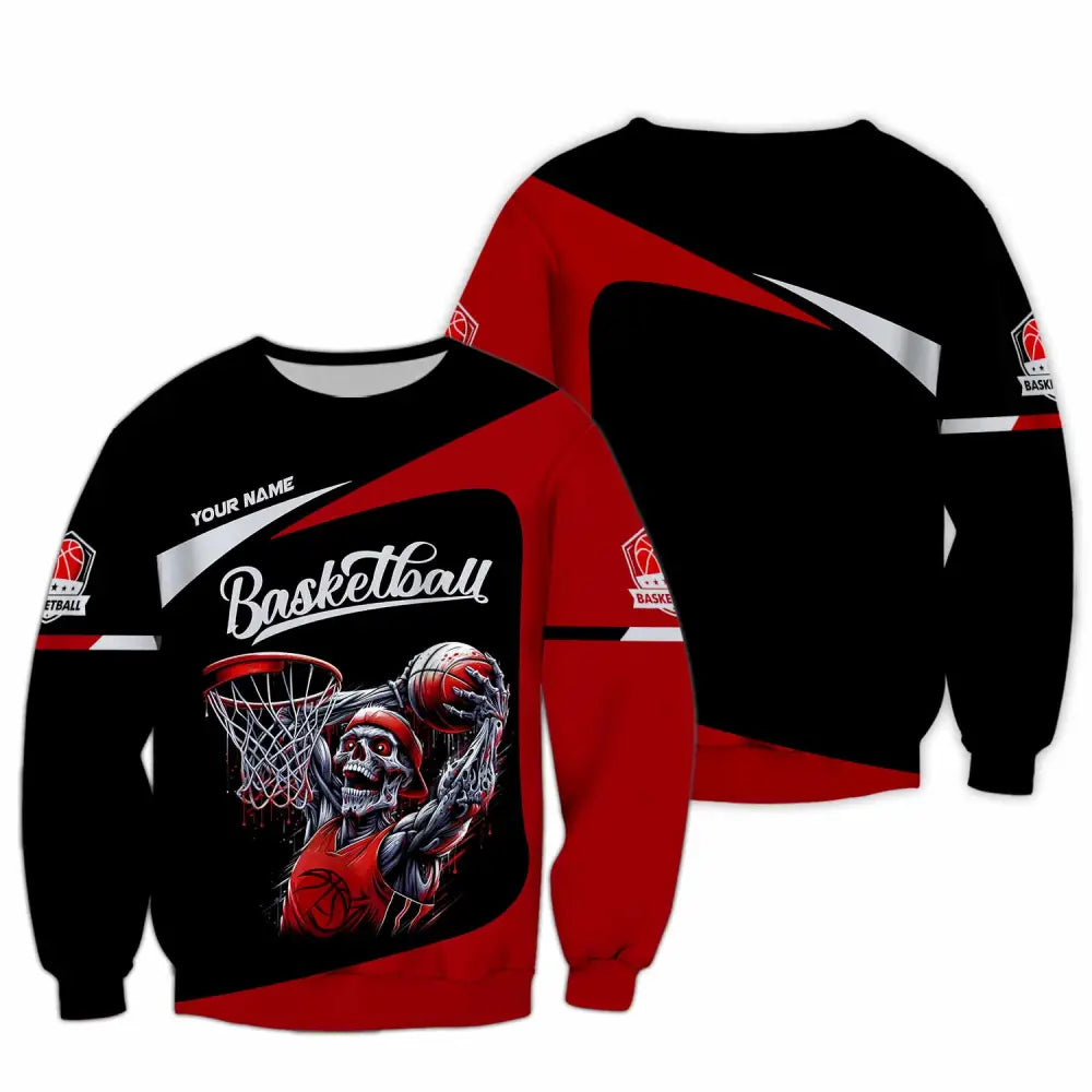 Unisex Shirt - Custom Basketball Sport Shirt Long Sleeve / S T-shirt