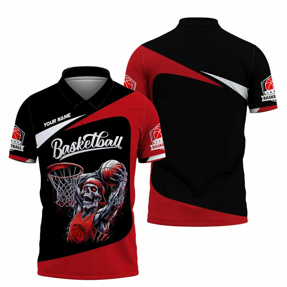Unisex Shirt - Custom Basketball Sport Shirt Polo Shirt / S T-shirt