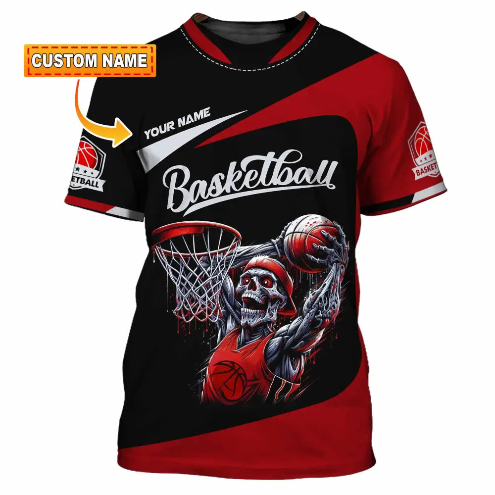 Unisex Shirt - Custom Basketball Sport Shirt T-shirt