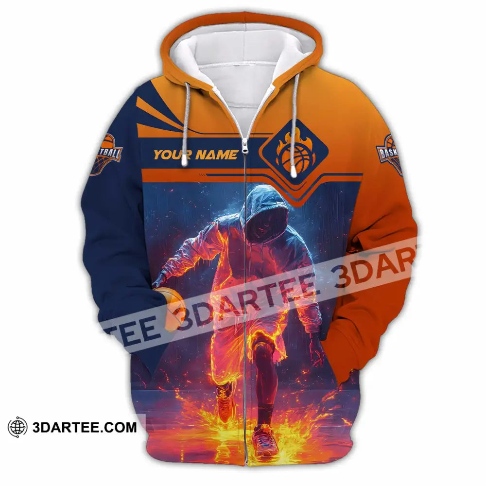 Unisex Shirt - Custom Basketball Shirt - Zipper Hoodie / S - T-shirt