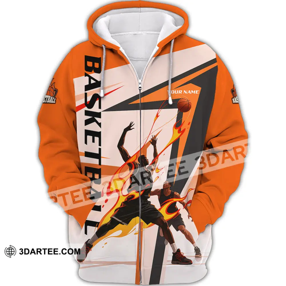 Unisex Shirt - Custom Basketball Shirt - Zipper Hoodie / S - T-shirt