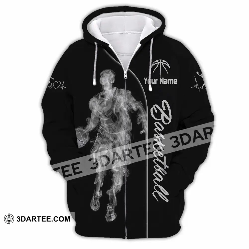 Unisex Shirt - Custom Basketball Shirt - Zipper Hoodie / S - T-shirt