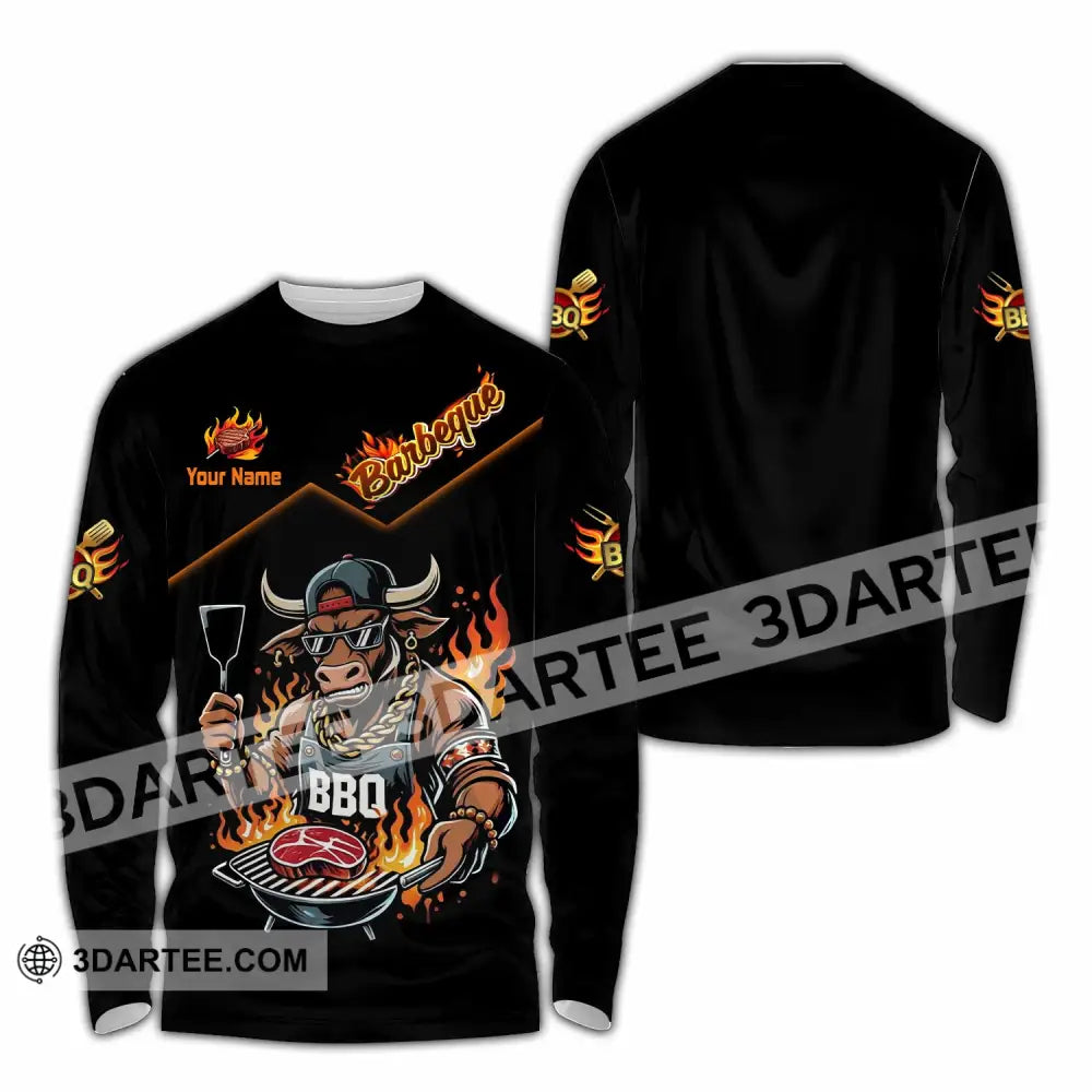Unisex Shirt - Custom BBQ Shirt - Long Sleeve Shirt / S - T-shirt