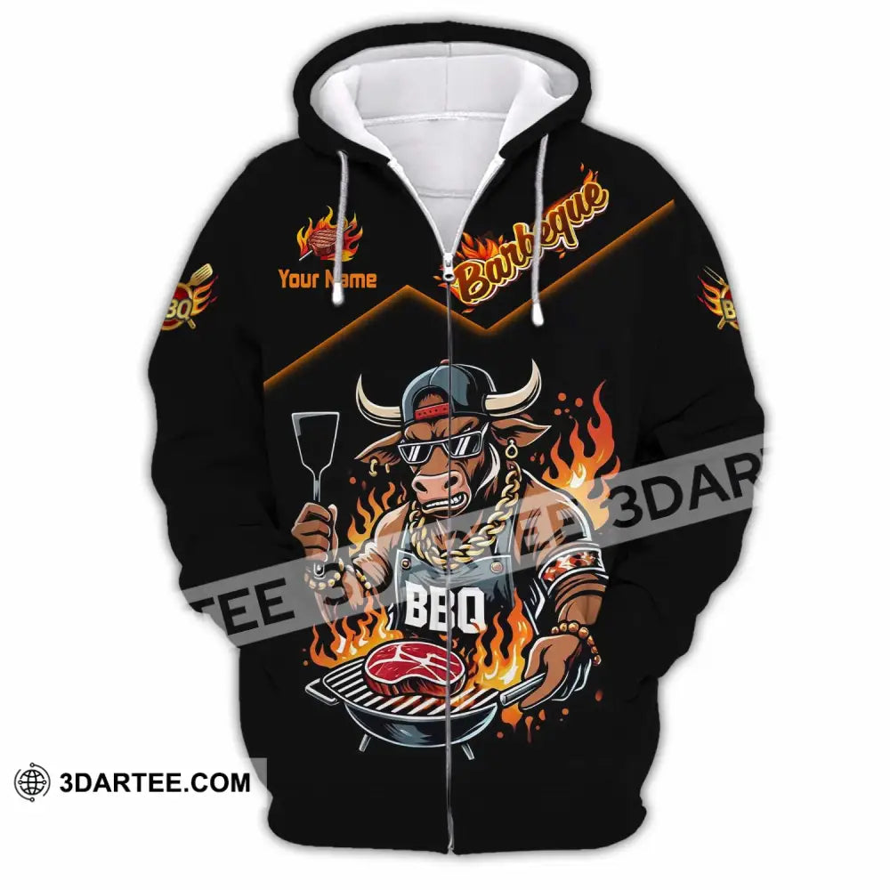 Unisex Shirt - Custom BBQ Shirt - Zipper Hoodie / S - T-shirt