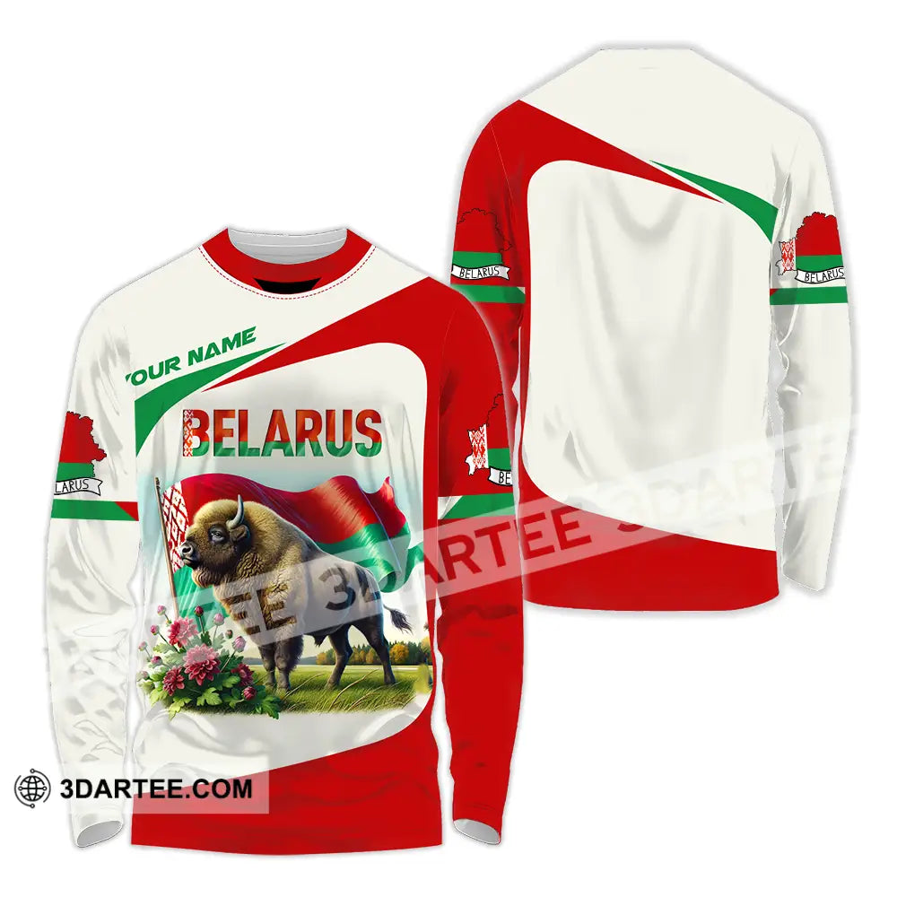 Unisex Shirt - Custom Belarus Shirt Long Sleeve Shirt / S T-shirt