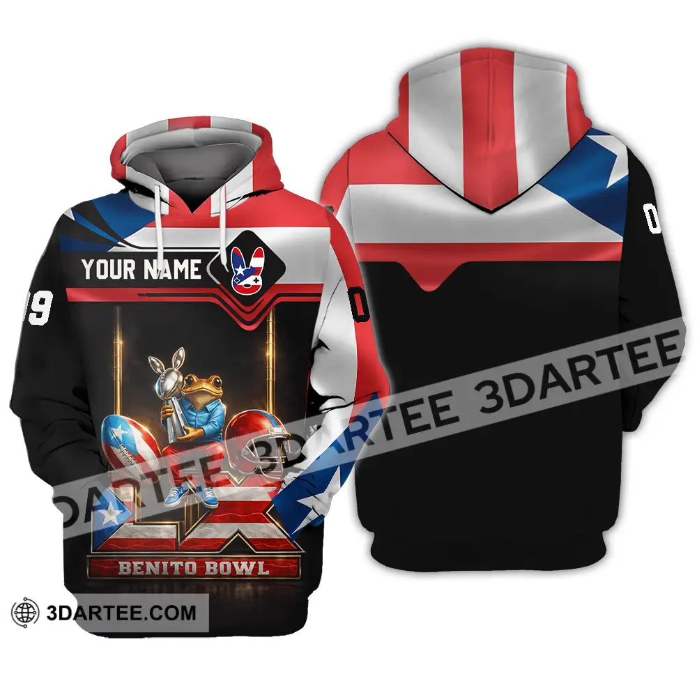 Unisex Shirt - Custom Benito Bowl 3D Shirt Hoodie / S T-shirt