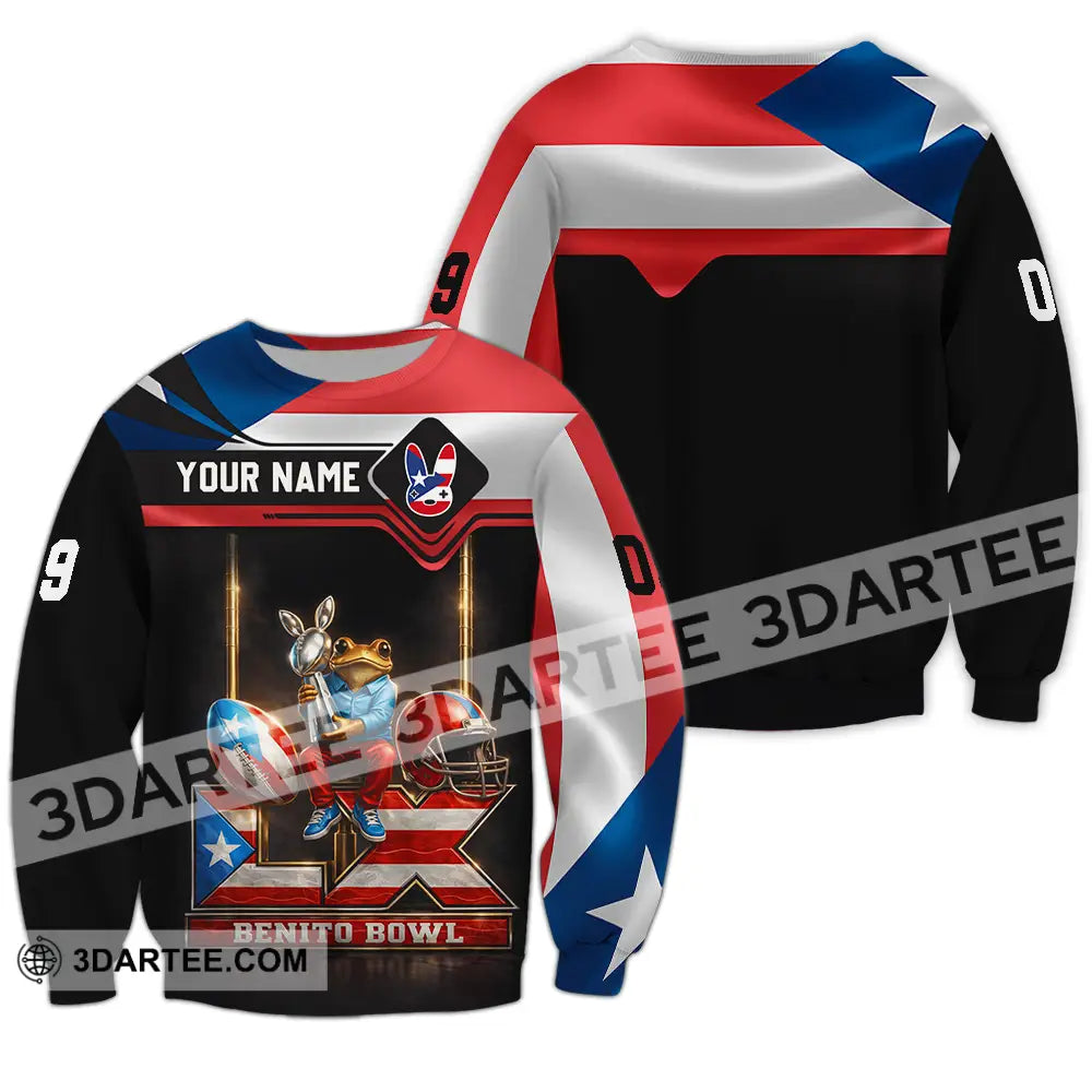 Unisex Shirt - Custom Benito Bowl 3D Shirt Long Sleeve / S T-shirt