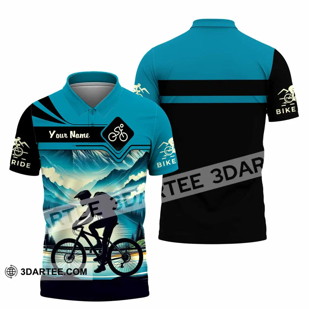 Unisex Shirt - Custom Bike Rider Shirt Polo Shirt / S T-shirt