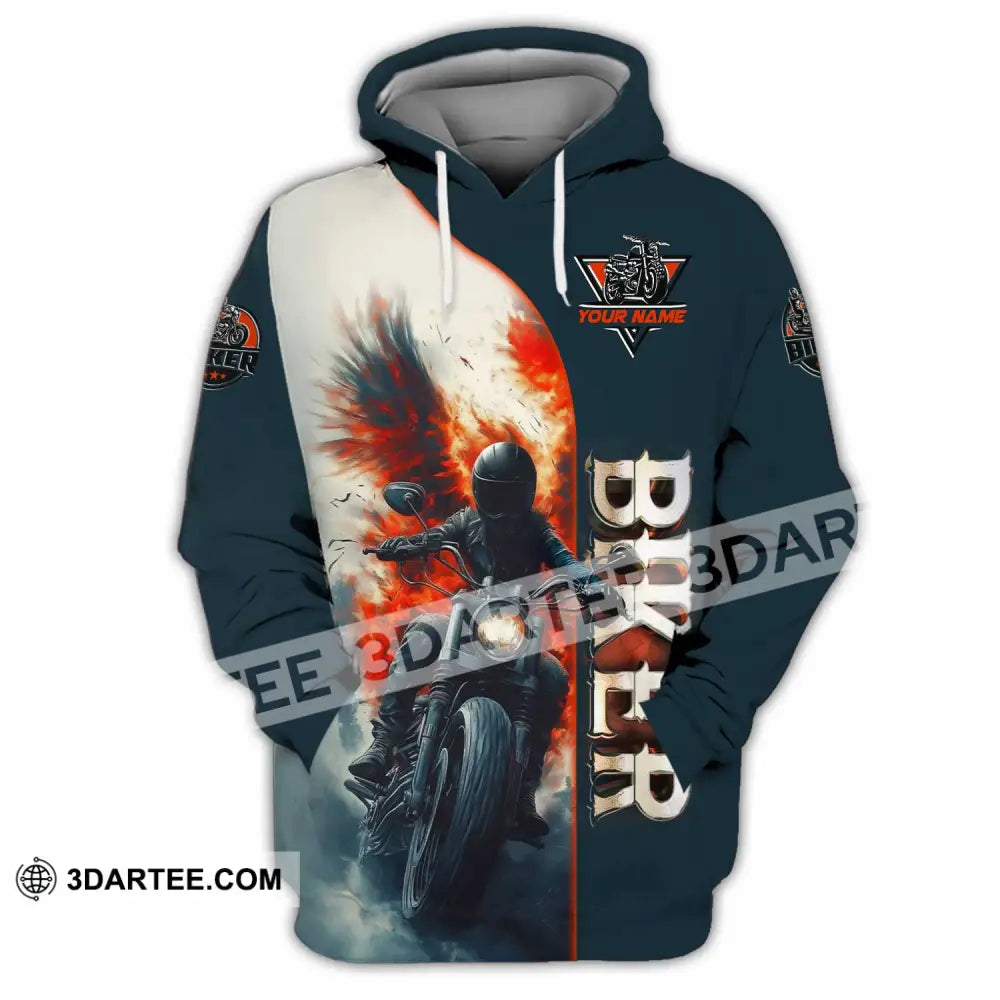 Unisex Shirt - Custom Biker 3D Shirt Hoodie / S T-shirt