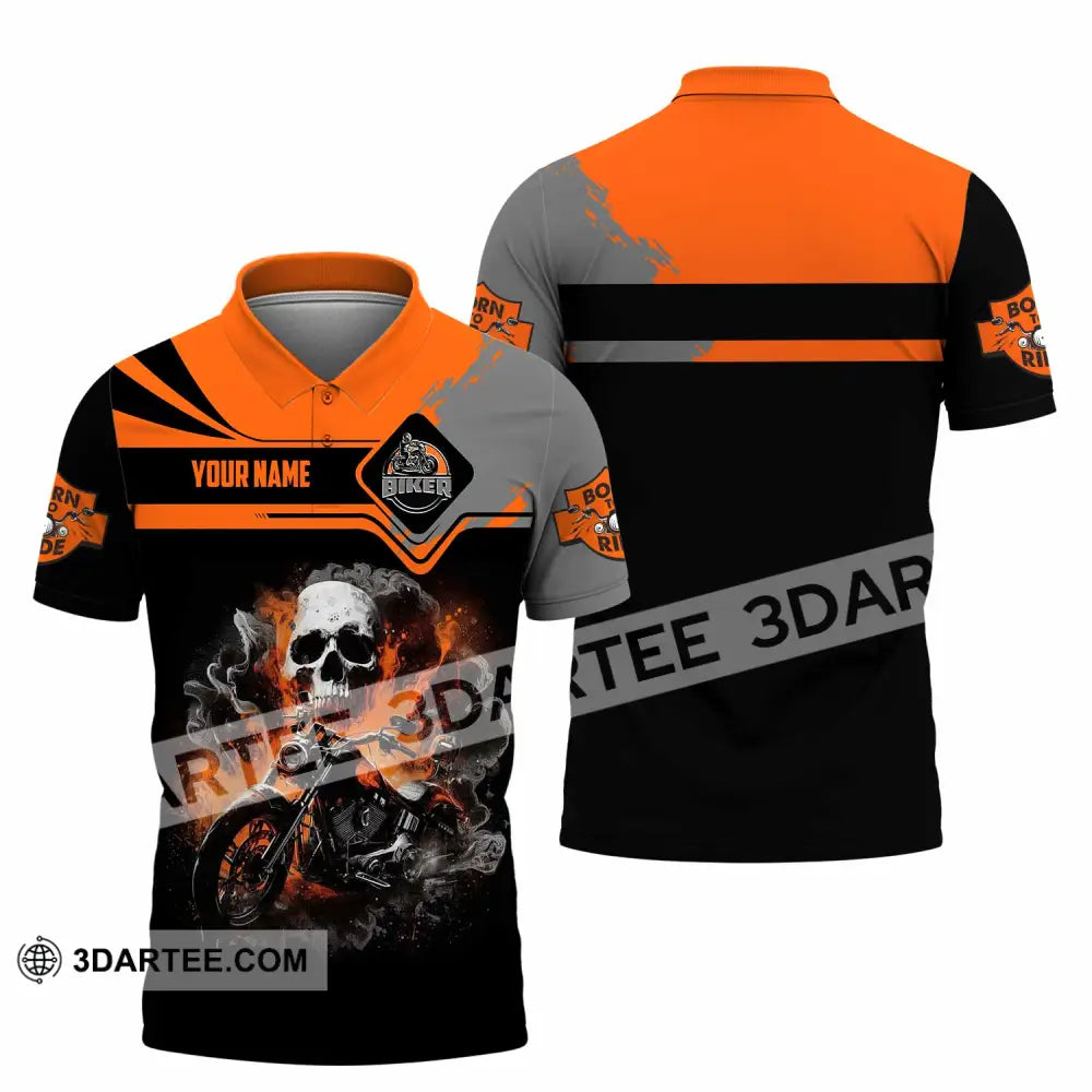 Unisex Shirt - Custom Biker 3D Shirt Polo Shirt / S T-shirt
