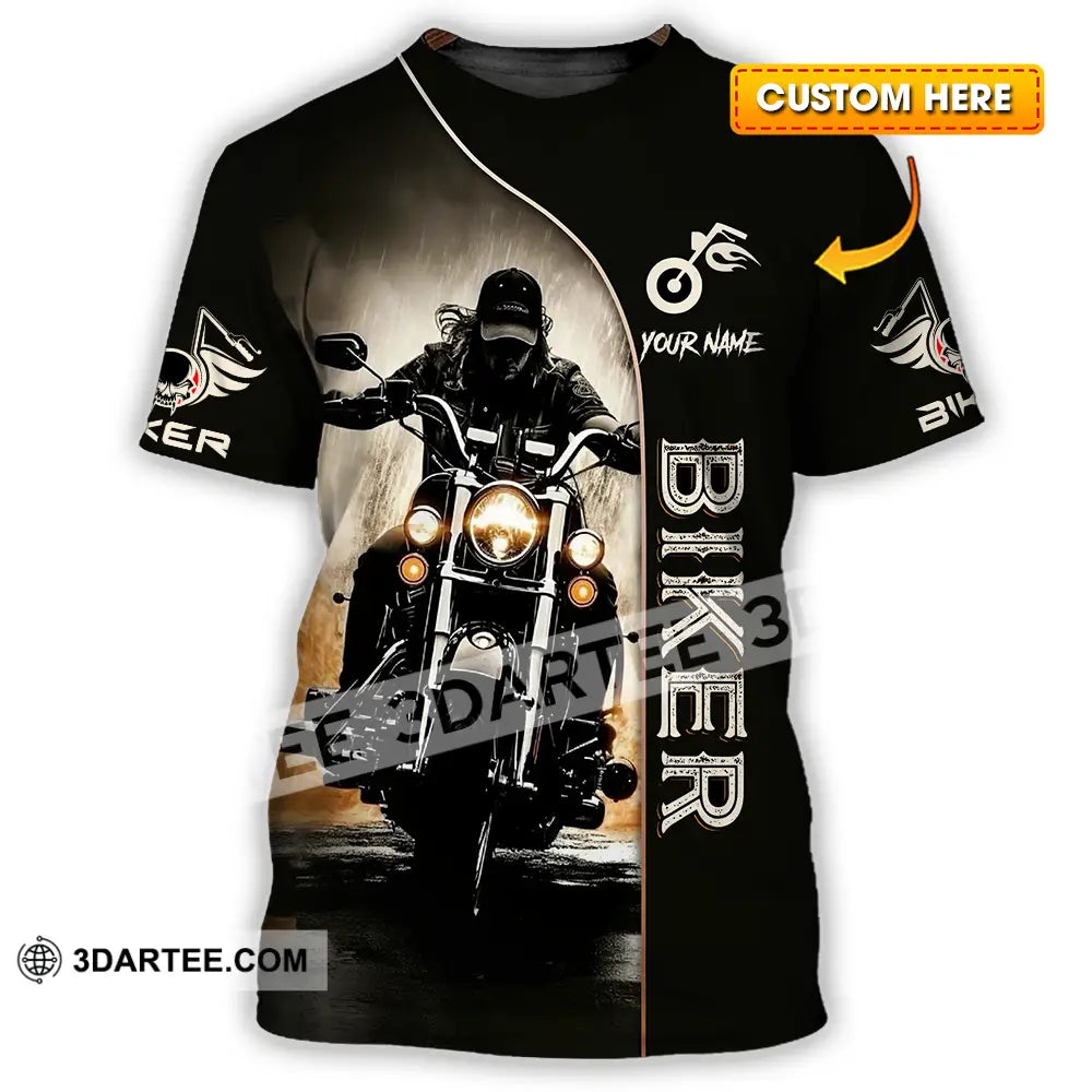 Unisex Shirt - Custom Biker 3D Shirt - T-shirt