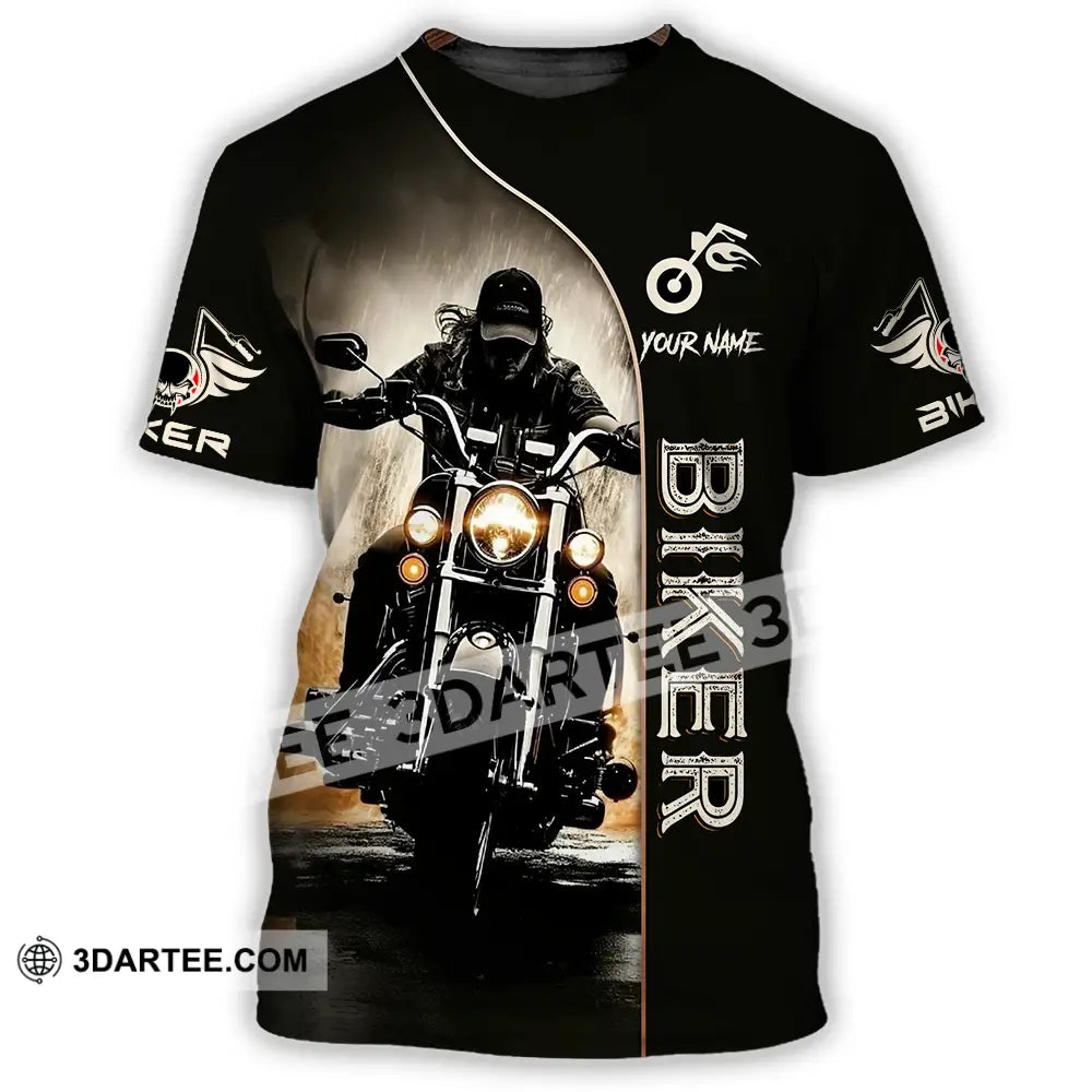 Unisex Shirt - Custom Biker 3D Shirt - T-Shirt / S - T-shirt