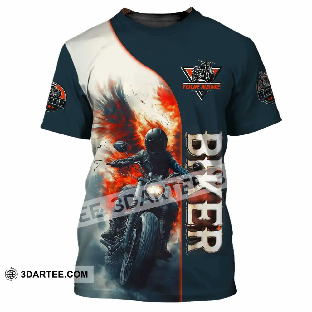 Unisex Shirt - Custom Biker 3D Shirt T-Shirt / S T-shirt