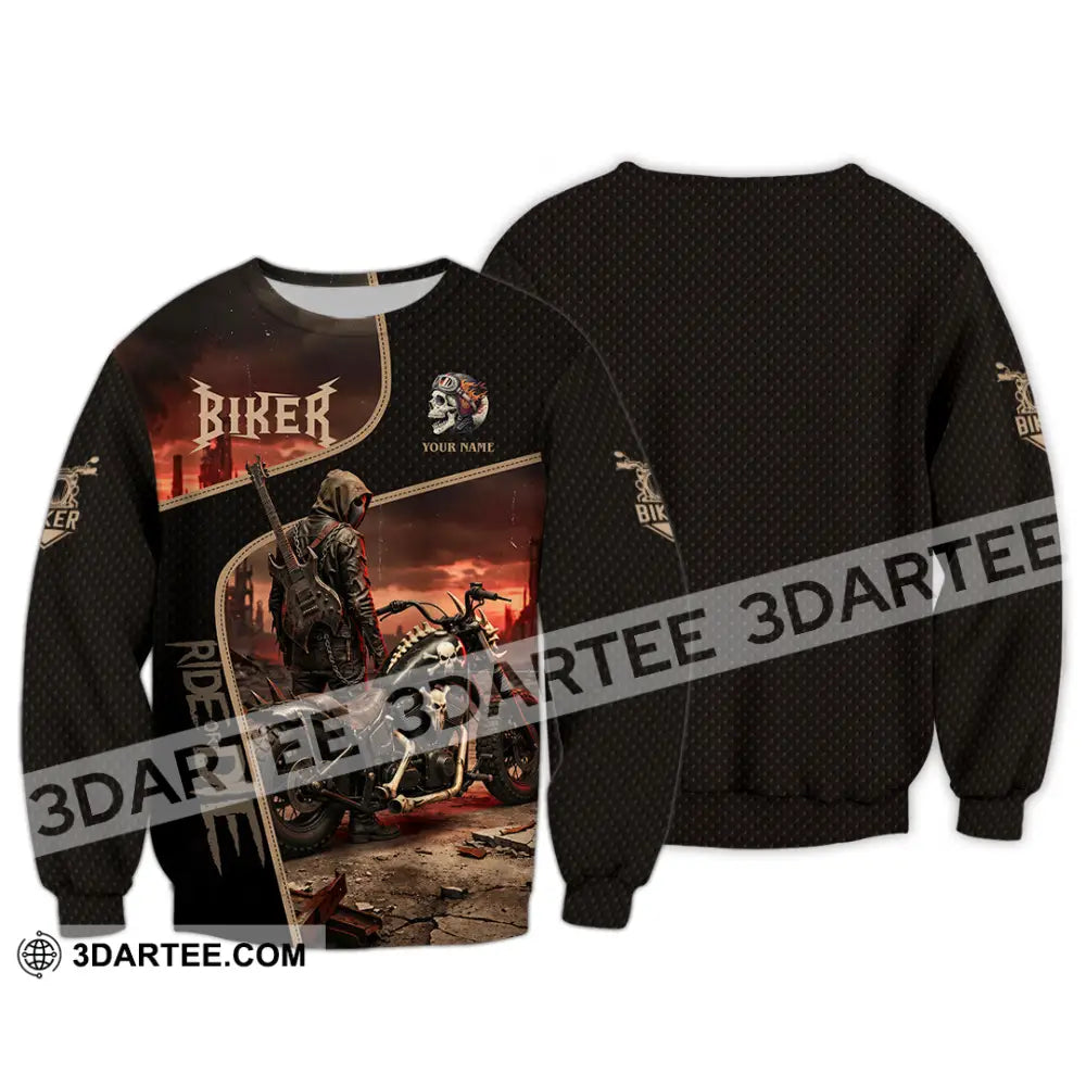 Unisex Shirt - Custom Biker Shirt - Long Sleeve / S - T-shirt