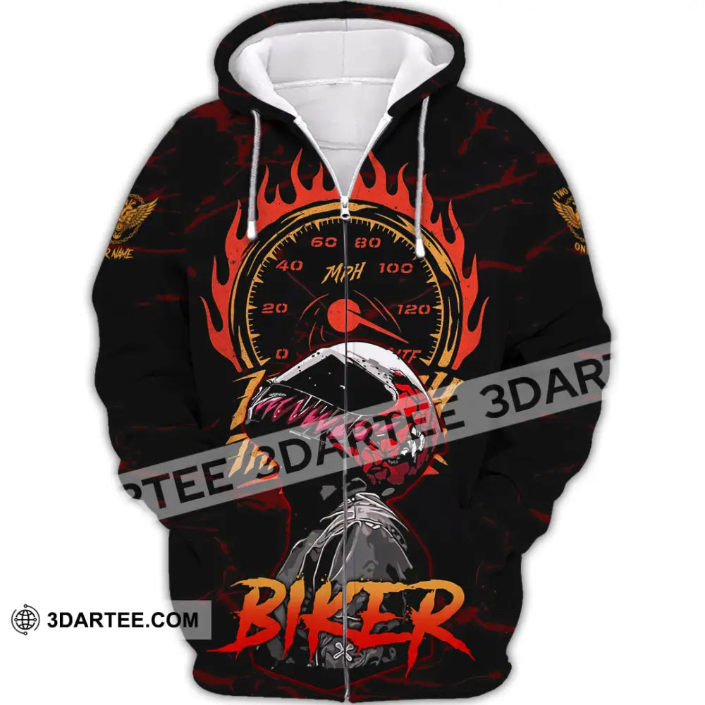 Unisex Shirt - Custom Biker Shirt - Zipper Hoodie / S - T-shirt