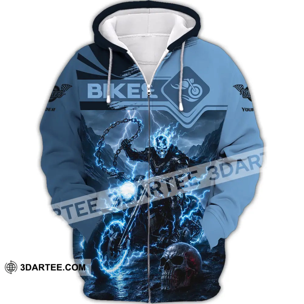 Unisex Shirt - Custom Biker Shirt - Zipper Hoodie / S - T-shirt