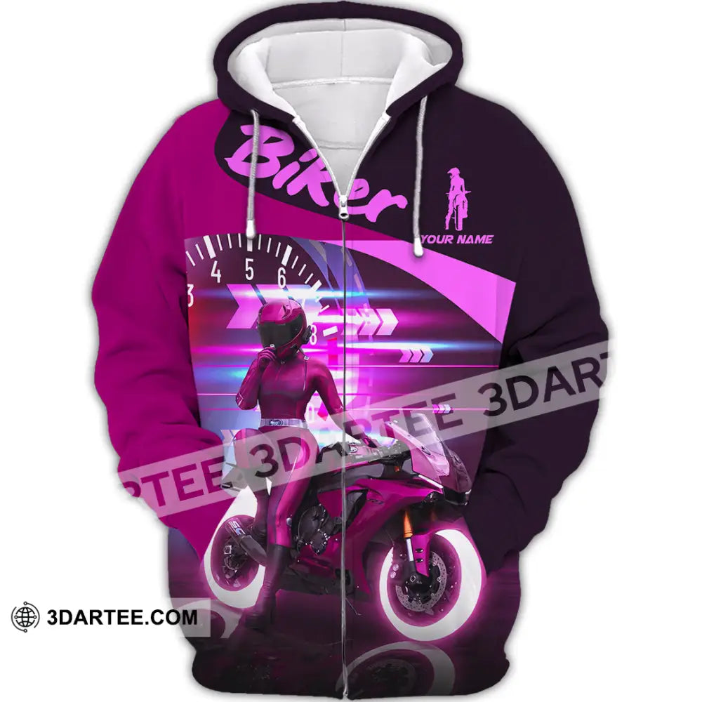 Unisex Shirt - Custom Biker Shirt - Zipper Hoodie / S - T-shirt