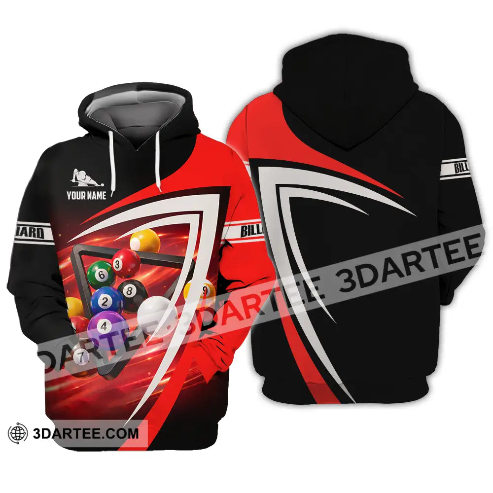 Unisex Shirt - Custom Billiard 3D Shirt Hoodie / S T-shirt