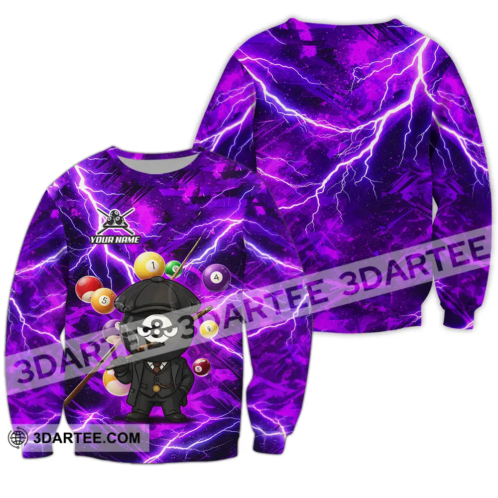 Unisex Shirt - Custom Billiard 3D Shirt Long Sleeve / S T-shirt