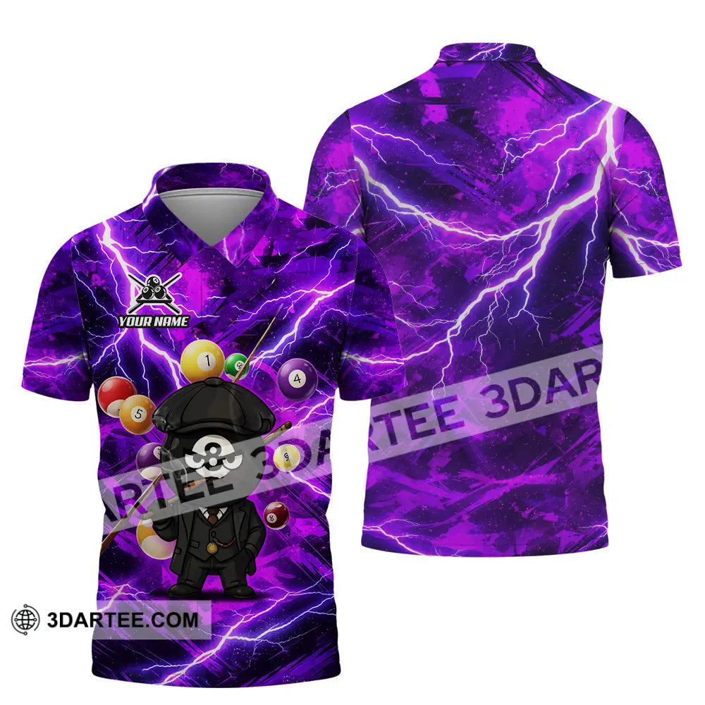 Unisex Shirt - Custom Billiard 3D Shirt Polo Shirt / S T-shirt