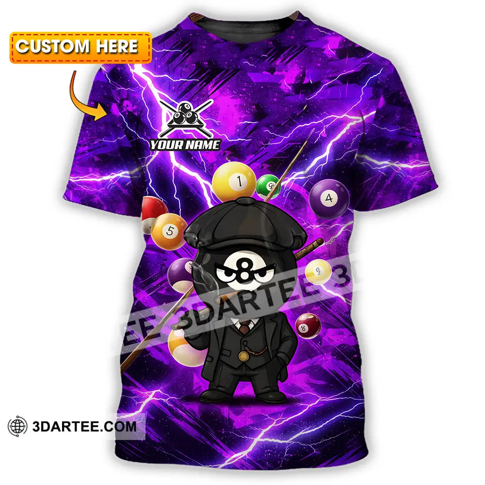Unisex Shirt - Custom Billiard 3D Shirt T-shirt