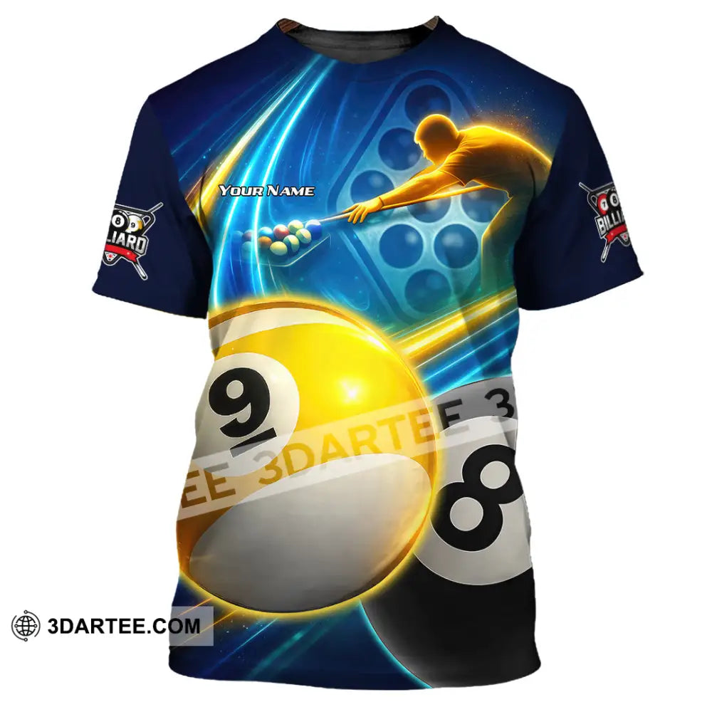 Unisex Shirt - Custom Billiard 3D Shirt T-Shirt / S T-shirt