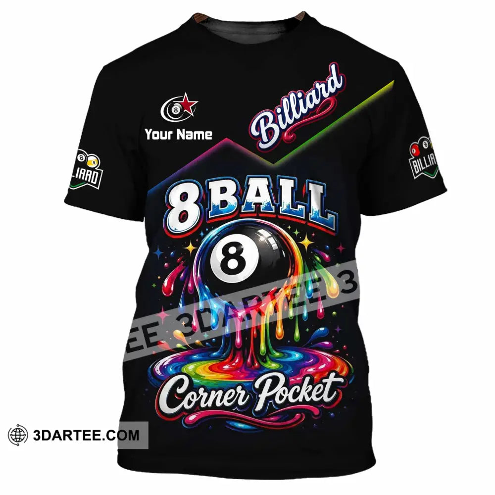 Unisex Shirt - Custom Billiard 8 Ball Shirt - T-Shirt / S - T-shirt