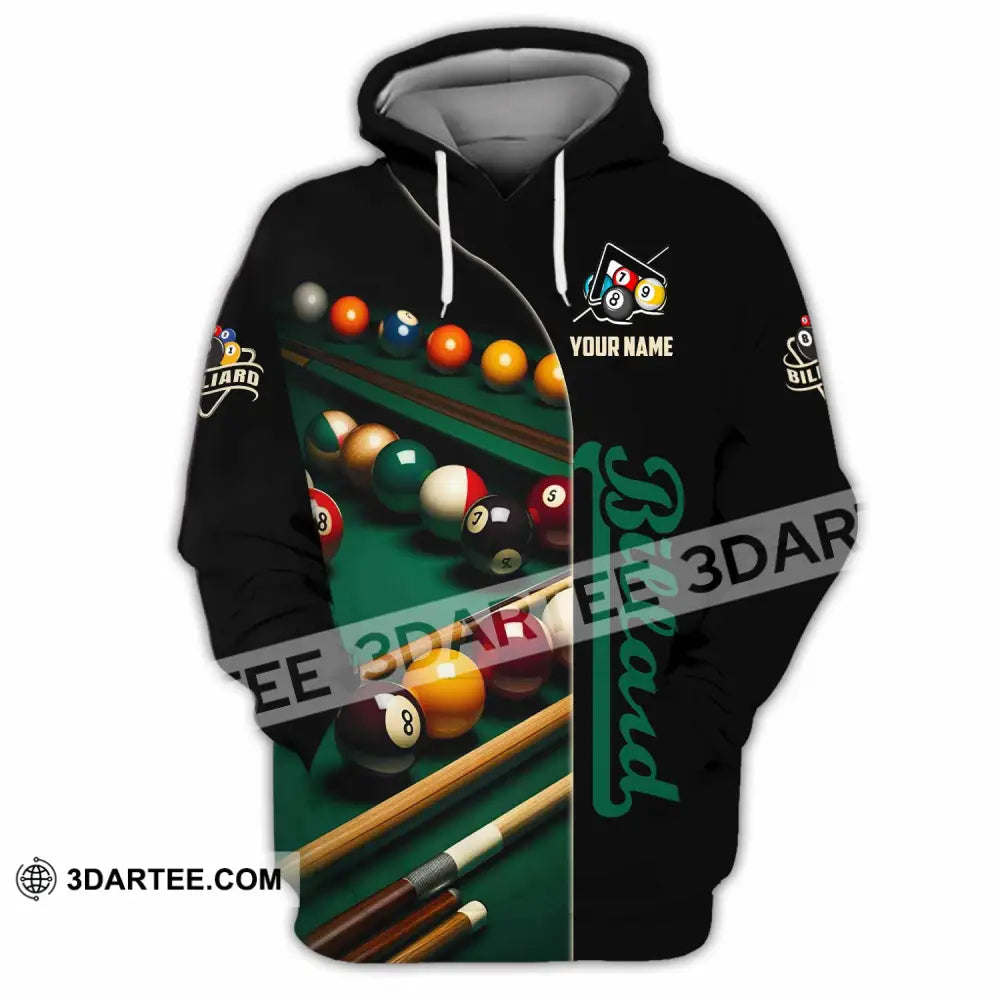 Unisex Shirt - Custom Billiard Lover Shirt Hoodie / S T-shirt