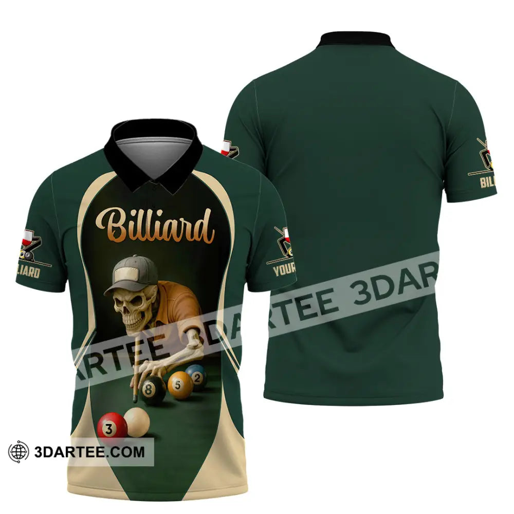 Unisex Shirt - Custom Billiard Shirt Polo Shirt / S T-shirt