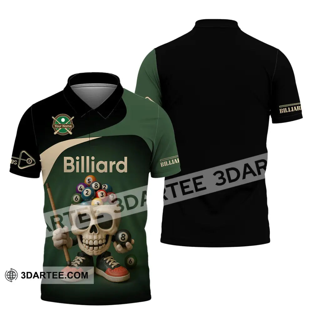 Unisex Shirt - Custom Billiard Shirt Polo Shirt / S T-shirt