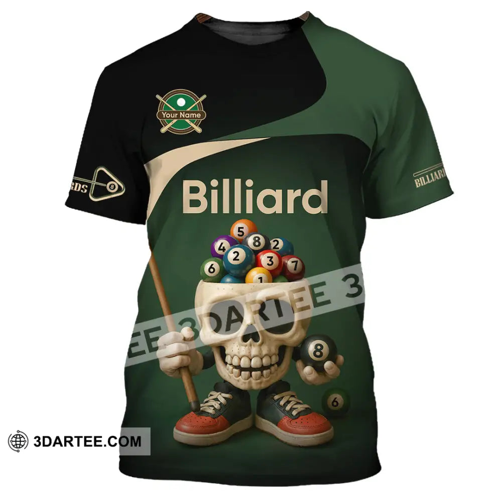 Unisex Shirt - Custom Billiard Shirt T-Shirt / S T-shirt
