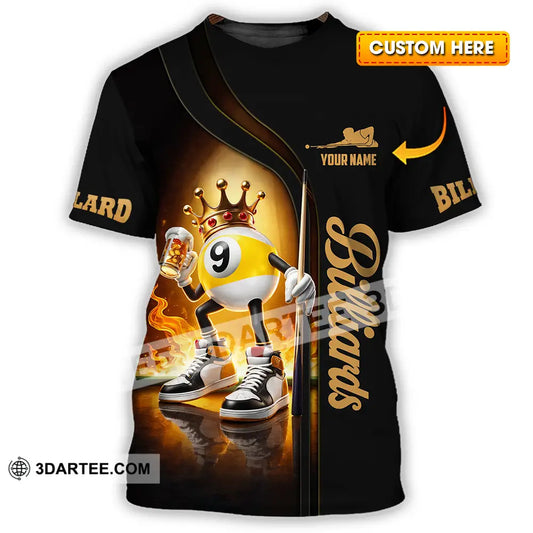 Unisex Shirt - Custom Billiards 3D Shirt T-shirt