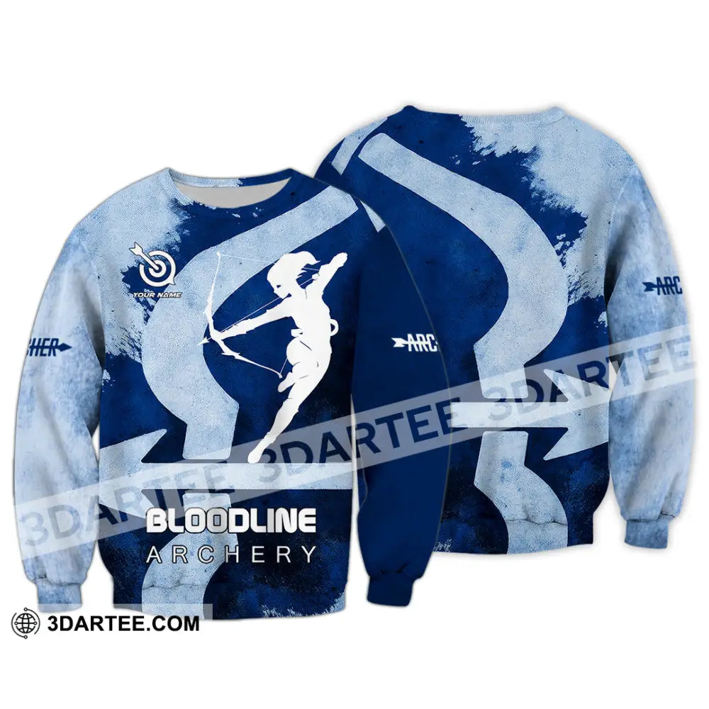Unisex Shirt - Custom Bloodline Archery 3D Shirt Long Sleeve / S T-shirt
