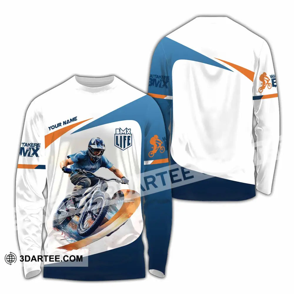 Unisex Shirt Custom BMX Race Bikes Shirt Long Sleeve Shirt / S T shirt