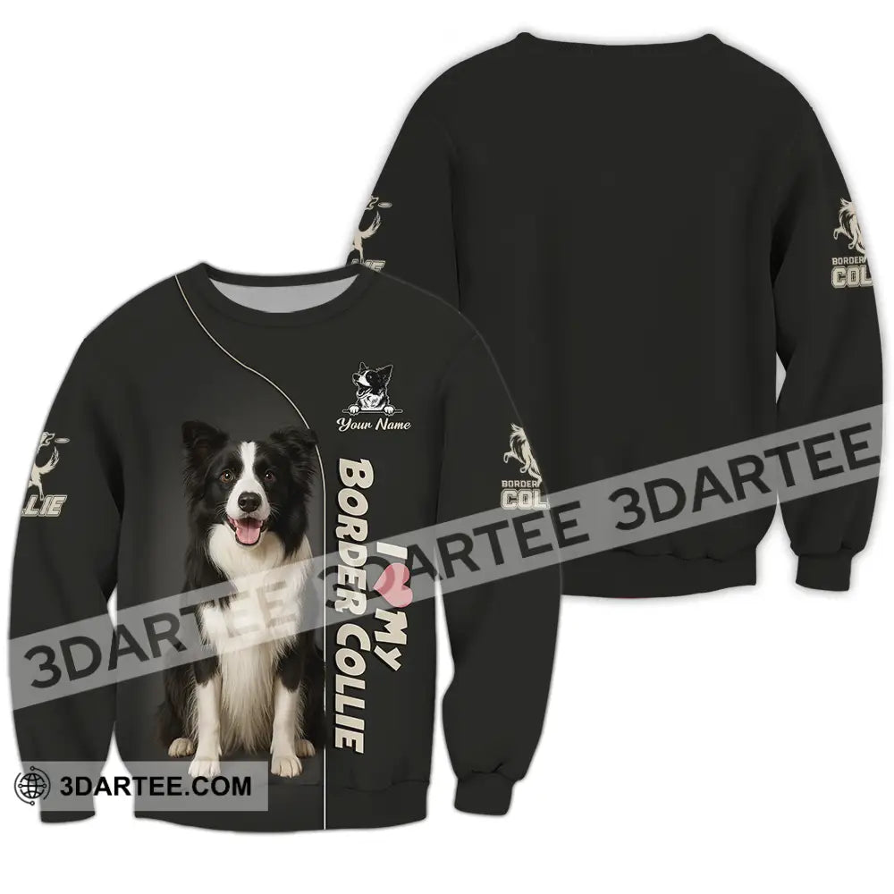 Unisex Shirt - Custom Border Collie Shirt Long Sleeve / S T-shirt