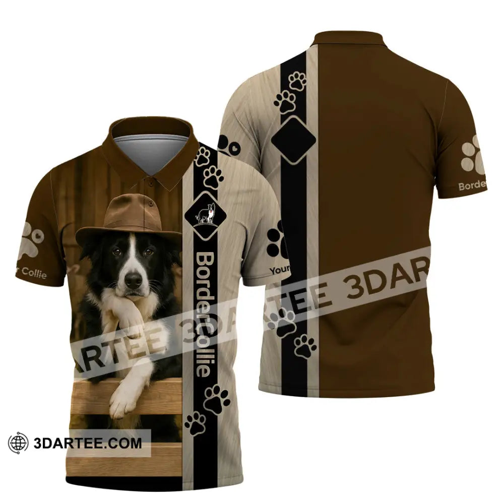 Unisex Shirt - Custom Border Collie Shirt Polo Shirt / S T-shirt