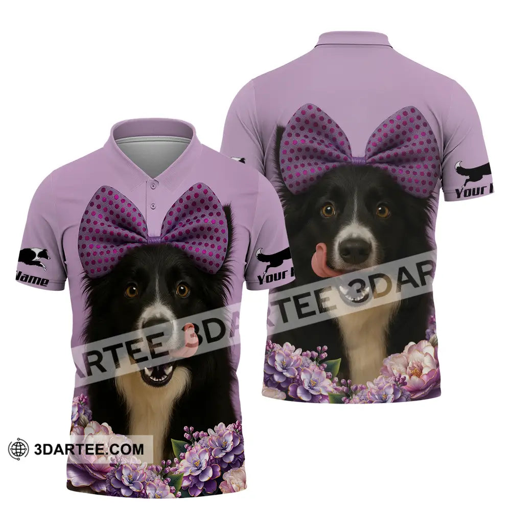 Unisex Shirt - Custom Border Collie Shirt Polo Shirt / S T-shirt