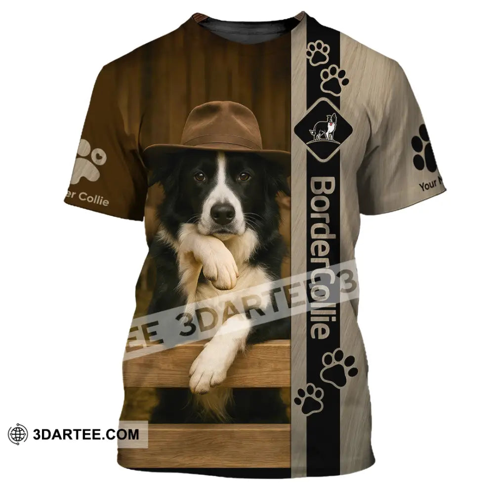 Unisex Shirt - Custom Border Collie Shirt T-Shirt / S T-shirt
