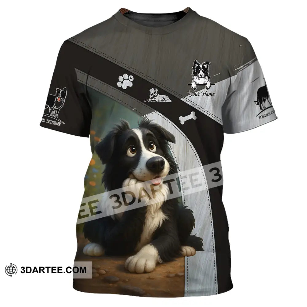 Unisex Shirt - Custom Border Collie Shirt T-Shirt / S T-shirt