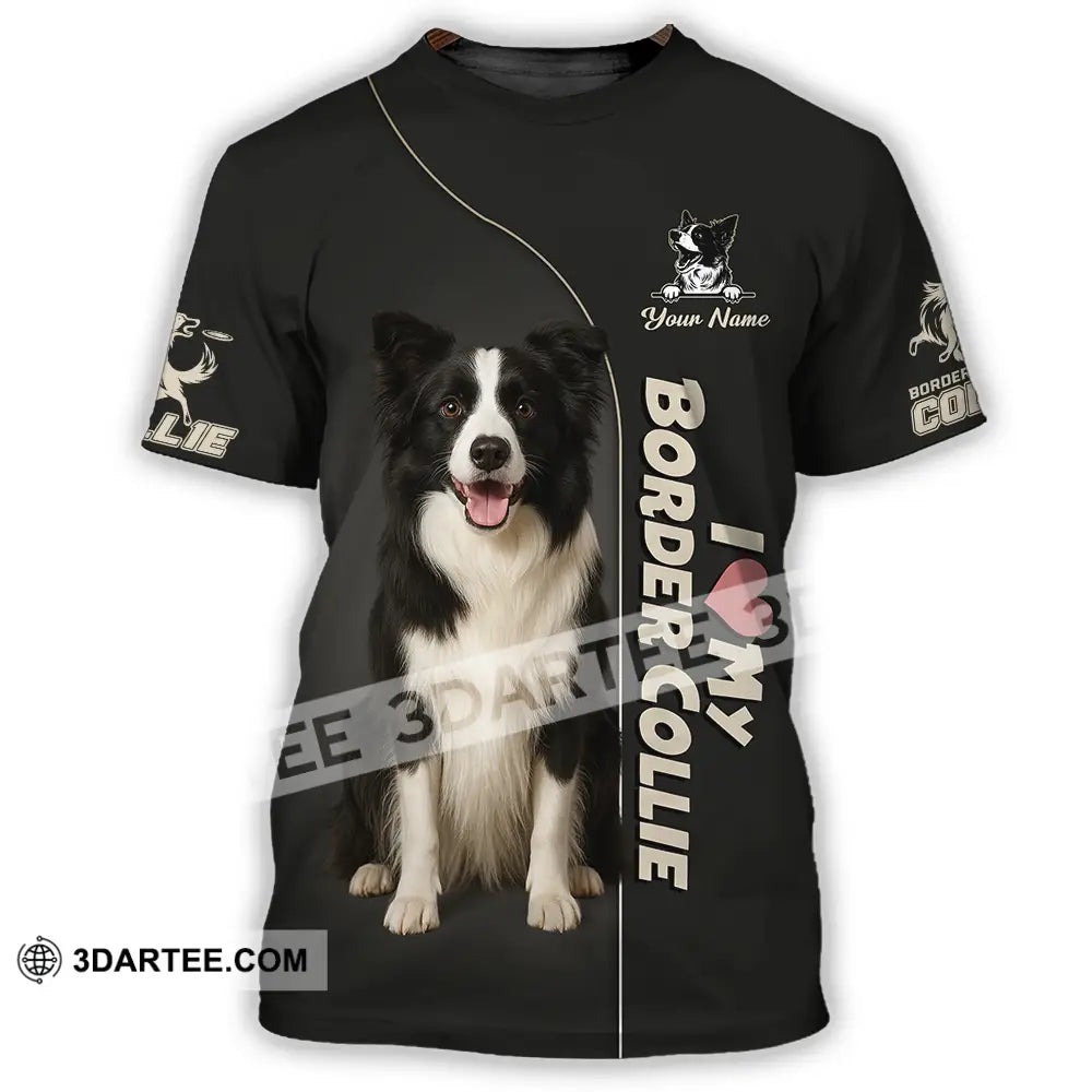 Unisex Shirt - Custom Border Collie Shirt T-Shirt / S T-shirt