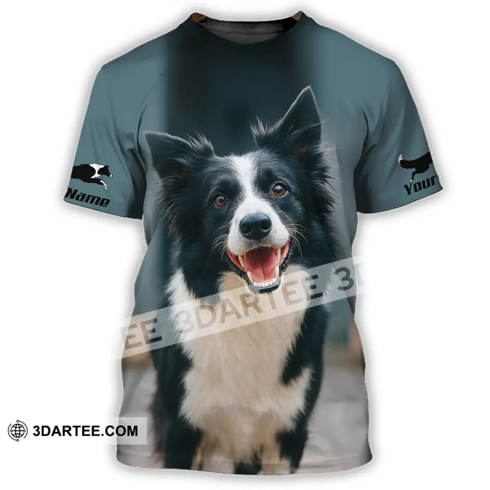 Unisex Shirt - Custom Border Collie Shirt T-Shirt / S T-shirt
