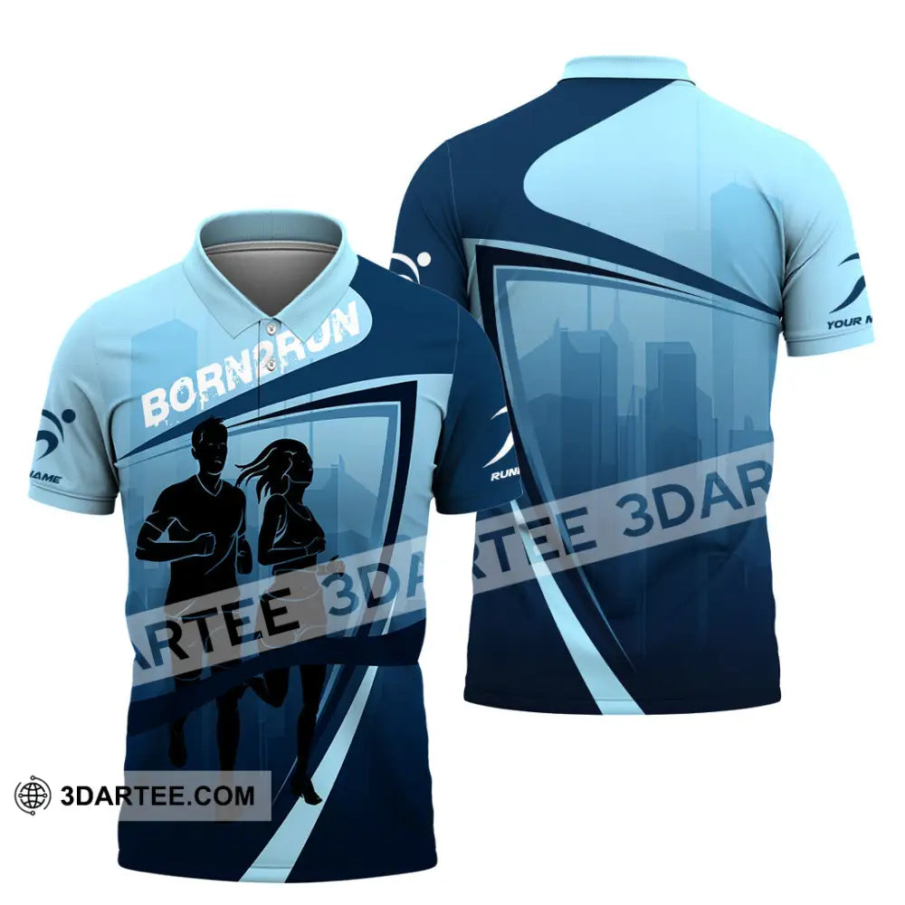 Unisex Shirt - Custom Born To Run 3D Shirt Polo Shirt / S T-shirt