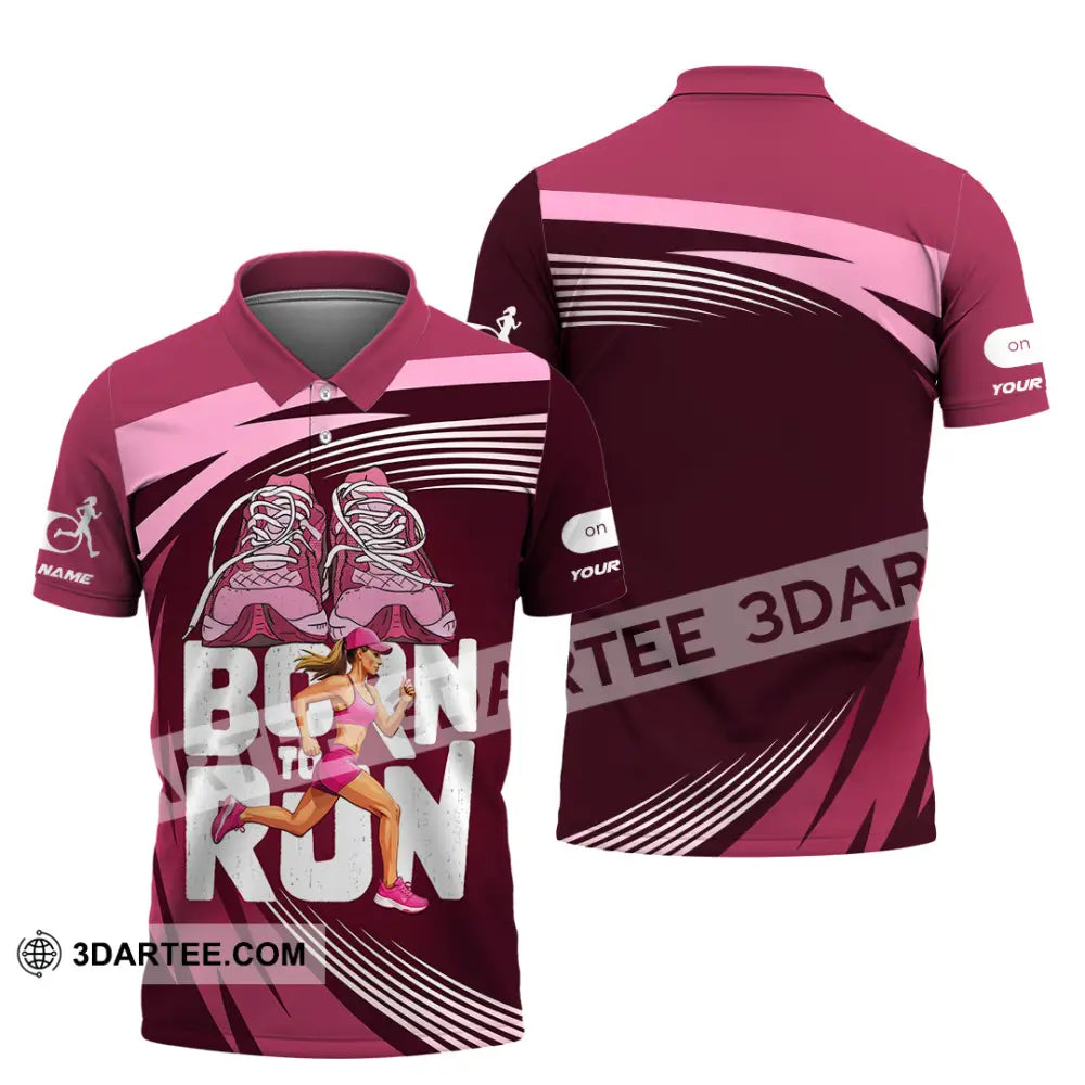 Unisex Shirt - Custom Born To Run 3D Shirt Polo Shirt / S T-shirt