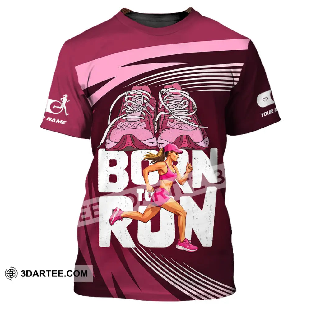 Unisex Shirt - Custom Born To Run 3D Shirt T-Shirt / S T-shirt