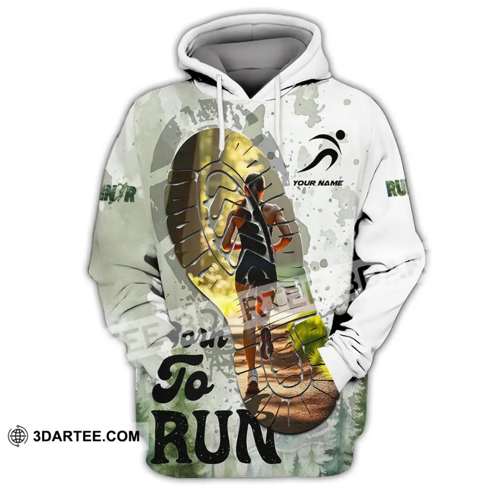 Unisex Shirt - Custom Born To Run Shirt Hoodie / S T-shirt