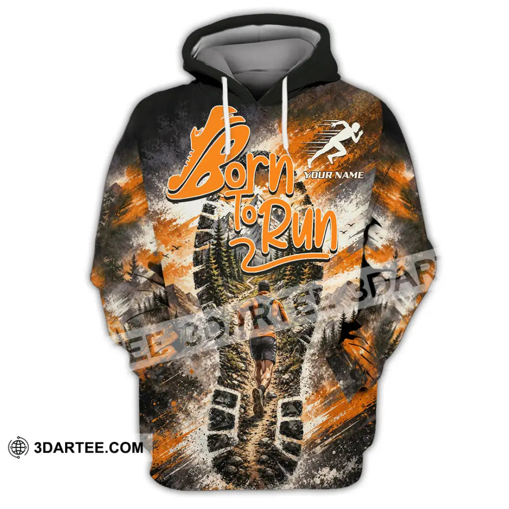 Unisex Shirt - Custom Born To Run Shirt - Hoodie / S - T-shirt